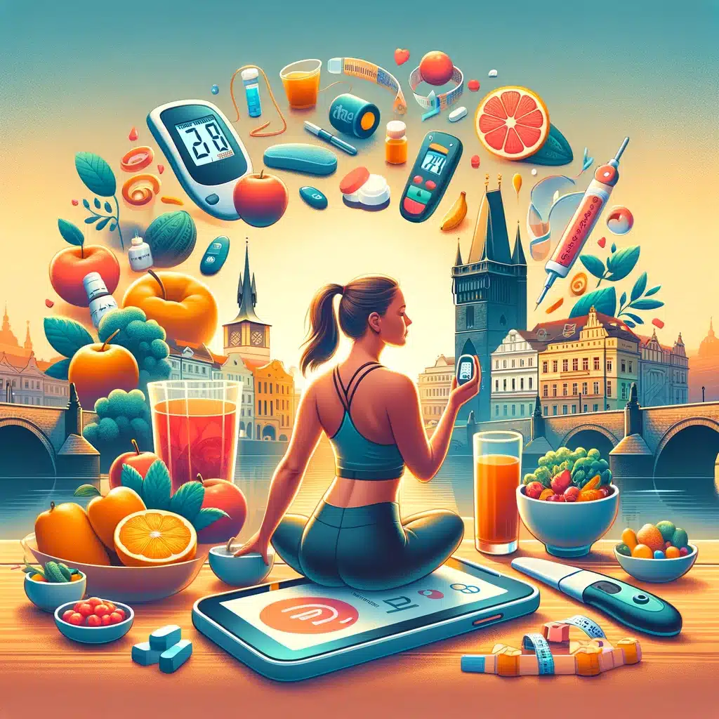 Healthy lifestyle choices for diabetes management in Prague, supported by Bliss Prague